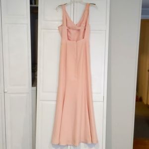 Vera Wang bridesmaid dress blush